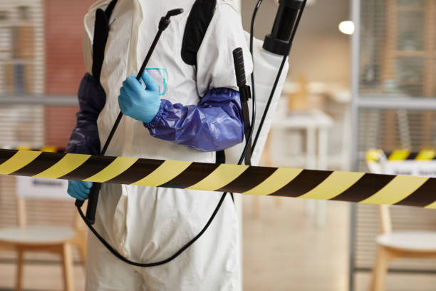 Professional Biohazard technician working in Cutler, CA